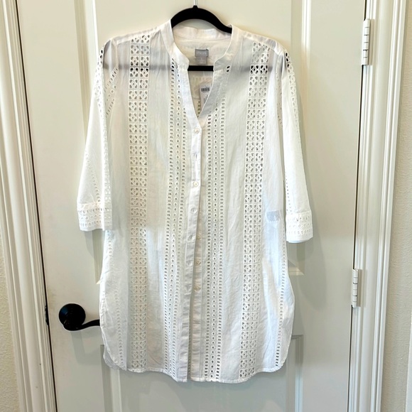 Chicos pretty cotton eyelet top - Picture 1 of 3